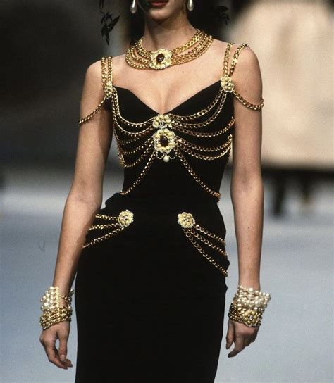 90s versace dress gold chains dupe|versace 90s style.